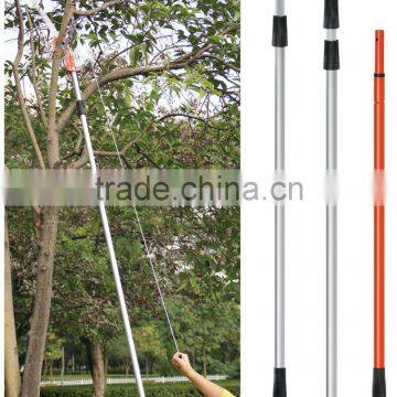 High Quality Garden Extendable Telescoping Long Handle Tree Saw Pole With Pruner Shears