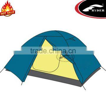 Outdoor 3 Persons Double Layer Camping Waterproof Folding Dome Cheap Tents for Sale
