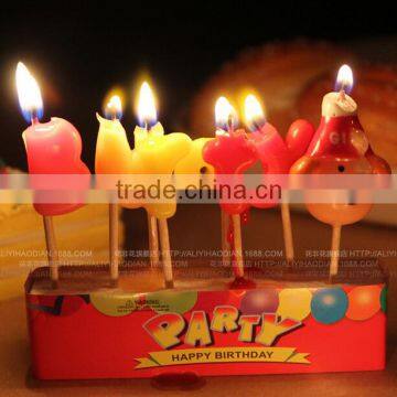 Carton Boy and Girl Shape Birthday Candle for Children photo-4
