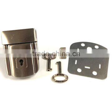 Metal Tuck Lock, Zinc Alloy Tuck Lock With Keys, Security Lock for Cases photo-2