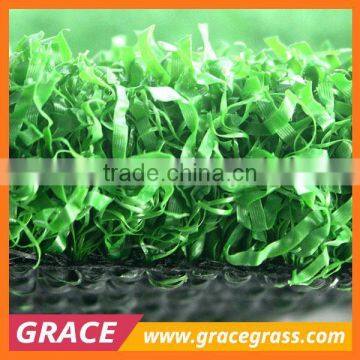 Environmetal No Sand Infill Plastic Synthetic Grass Carpet photo-3