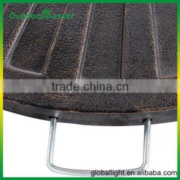 Patio Fan Shaped Resin Bronze Umbrella Base for Cross Base Umbrella photo-5