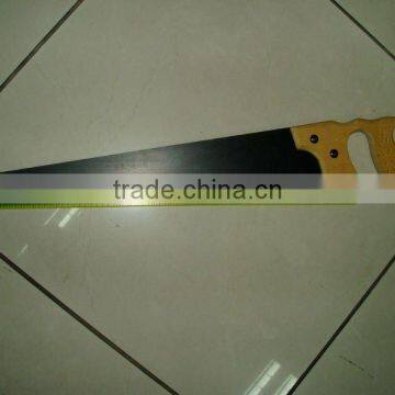 handsaw with wooden handle
