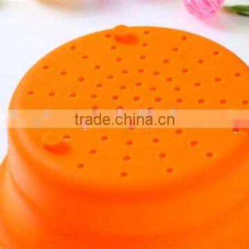 Kitchen Tools Strainers and Colanders Collapsible Silicone Colander photo-3