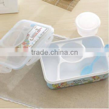 Hot Sale Outdoor Plastic Lunch Box With Spoon,Lunch Box/Outdoor Lunch Box,Custom Plastic Lunch Box/Outdoor Lunch Box photo-2