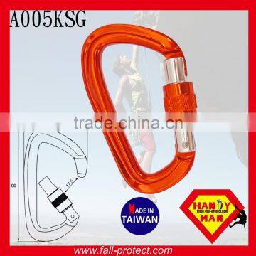 Aluminum Mountaineering Climbing Screw Lock Carabiner With 25KN photo-3