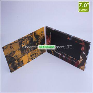 7 Inch USB Charging LCD Video Greeting Card Video Brochure