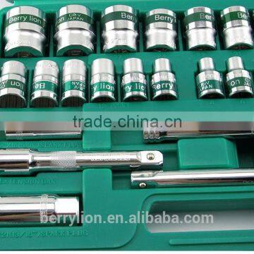 Berrylion Best Quality 32pcs Socket Set Chorme-Vanadium Steel Socket Tool Set photo-5