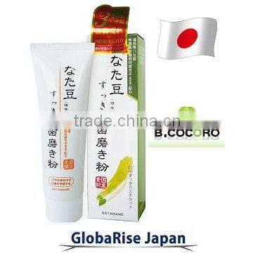 Japanese toothpaste with Organic Green Tea Powder produced in Fukuoka Japan for wholesaler