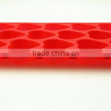 11196 14 Pcs Hearts Shape Silicone Cake Mold