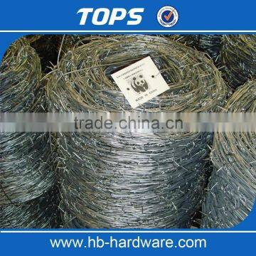 Barbed wire coil
