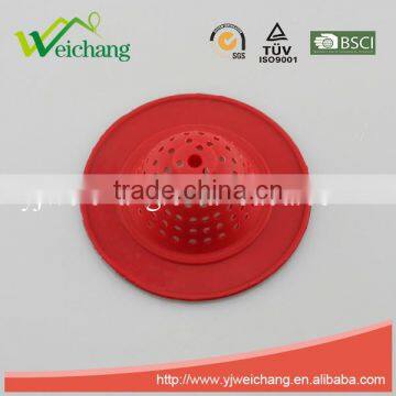 WCTS1062 Silicone Sink Strainer With Stainless Steel High Quality Collapsible Over the Sink Strainer photo-2