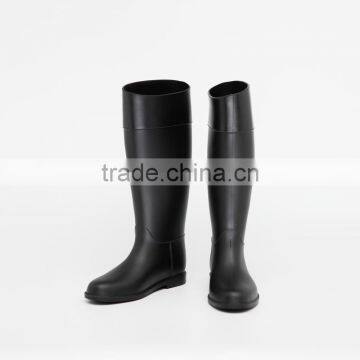 PVC Upper EVA Insole Footbed Waterproof Classic Horse Riding Luxury Europe Style Outdoor Use Tall Boot Women Wellies photo-2