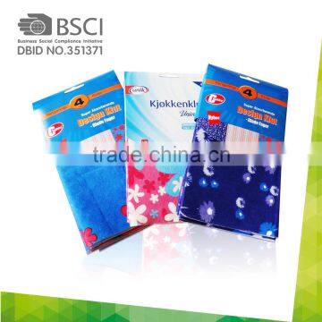 Good Absorbent Microfiber Cloth Colored Disposable Nonwoven Cotton Washing Cloths photo-3