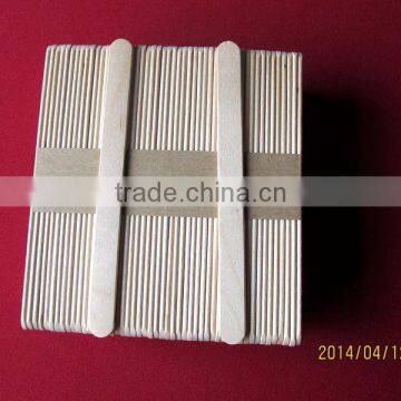 Ice cream sticks with Chinese birch wood of bevelled edge