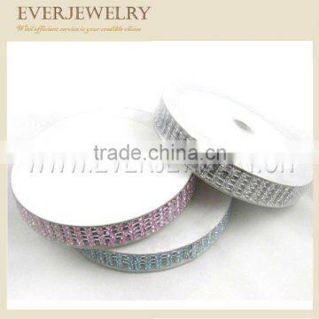 Multi row rhinestone cup chain