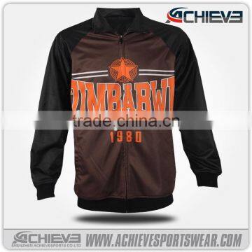 2015 China manufacturer professional soccer warm up tracksuits for men