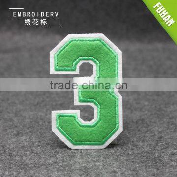 Chenille Number Embroidered Label and Embroidery Patch for Clothing photo-3