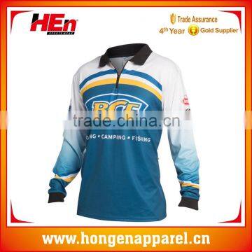 Hongen apparel Fishing shirts custom wholesale , UV fishing shirts, fishing clothing