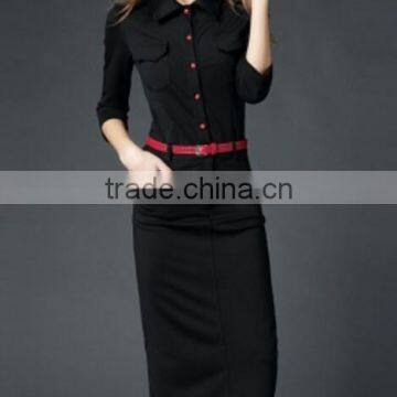 Summer Fashion Ladies Cotton Maternity Blouse with pocket