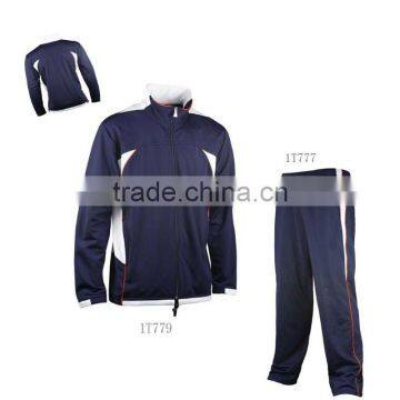 polyester mens tracksuits with lining,sports track suits