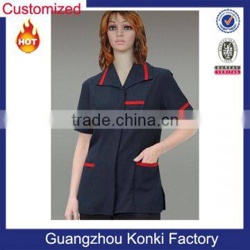 Short Sleeve Hospital Nurse Women Uniform Shirt