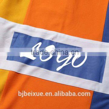 Short Sleeve Cotton Color Combination New Design Logo Print Polo Shirt photo-6