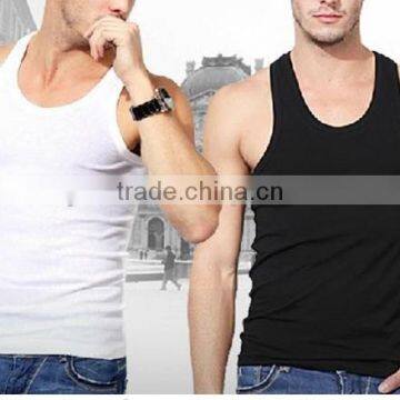 Latest Design Fashion Gym Wholesale 100 Cotton Blank Mens Tank Top, Custom Tank Top photo-4