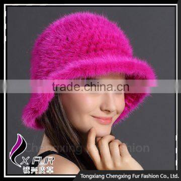 CX-C-71F Mink Fur Fashion Winter Russian Style Sexy Women Winter Hat Cap photo-2