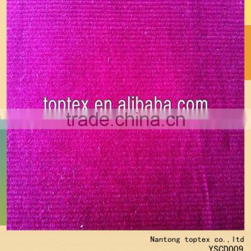 100% cotton solid dyed corduroy fabric