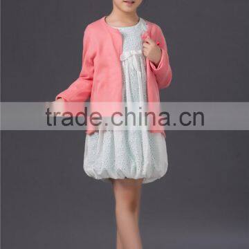 2014 latest korea children pink cardigan