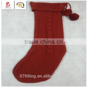Ugly Funny Decoration Christmas Home Knitting Stock X'mas Knitted Sock photo-2