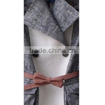 2014 2015 New Design Women Trench Coat Block Joint Custom Made Trench Coat photo-3