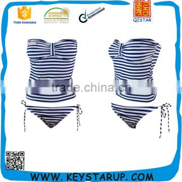 Stripe Swimwear Two Piece Hot Sale Swimsuit