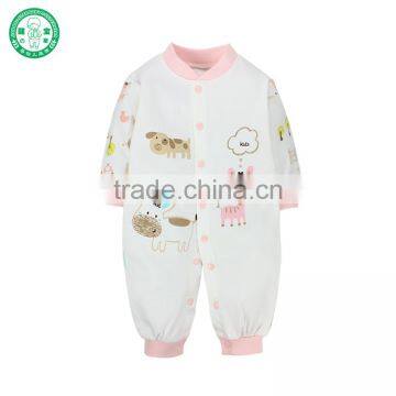 Pink Colors Newborn Baby Cloting Hotsale Comfortable Baby Girls Romper photo-2