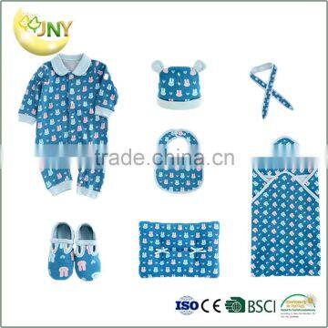100% Cotton Long Sleeve Newborn Baby Bodysuits Gift Set Wholesale Newborn Baby Clothing photo-2