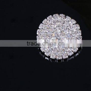 Bling Wedding Diamond Buckles - Rhinestone Buckles for Wedding Invitations Ribbon - Snowflake Rhinestone Buckle