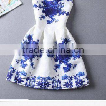 Walson walson Vintage summer TuTu Dress for women Digital Evening Party Printing Dresses