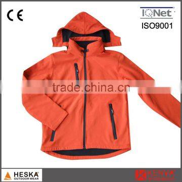 Wholesale 3 layer waterproof softshell windbreaker jacket