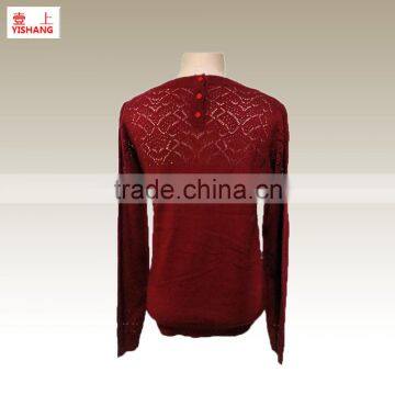 New Fashion Ladies Winter Knitted Sweater, Fashion Ladies Pullover Sweater 82%Acrylic 10Wool 8%Alpaca photo-2