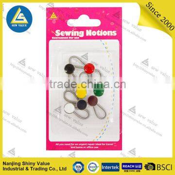 Factory Directly Supply Quick Fitting Collar Button Extenders in Different Colors Crystal-set With Elastic in the Spring photo-6