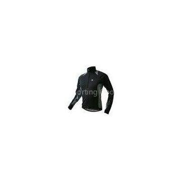 Black Grey Sublimated Cycling Wear Thermal Race Winter Bicycle Jacket