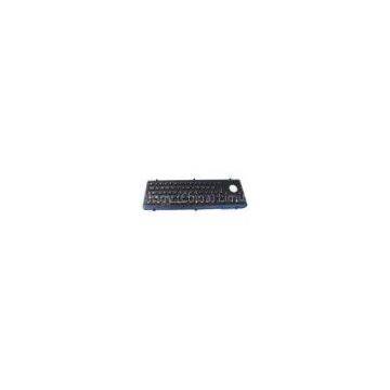 IP65 vandal proof industrial military backlight pc keyboard with transparent trackball