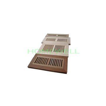 flush mount floor register with metal damper