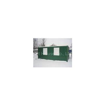 Steel Frame Prefab Container House As Offices Wind Resistant