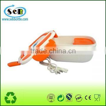 Easy Carrying Plastic Heating Mini Electric Lunch Box for Kids Food Warmer photo-2