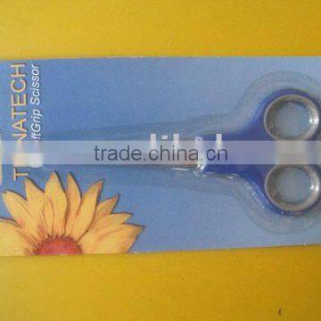 rubber&soft grip household/office scissors