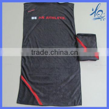 Heat tranfer printing sport towel with zipper