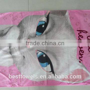 China wholesale good quality beach towel cotton fabric