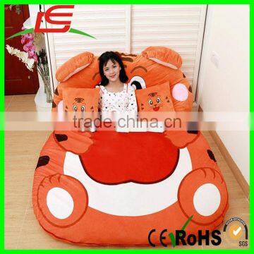 Animal Tiger Sleeping Bag Soft Plush Beanbag Bed Tatami Mat photo-4